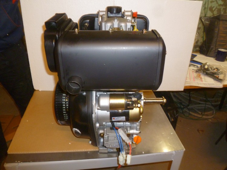Двигатель KM186FA (Вал цилиндрический,D=25,4 мм) /Engine Assy (KM186FAGE-00000)