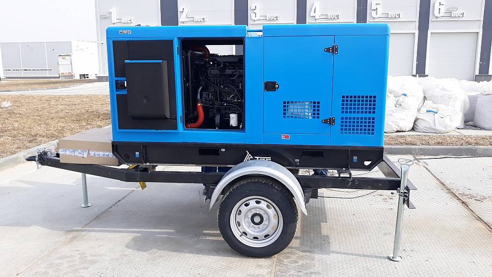 Поставка и проведение ПНР дизель-генератора 60 кВт серии ПРОФ на прицепе для Русагро-Приморье
