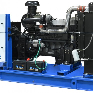 Дизельный генератор ТСС ЭД-150-Т400 с АВР в погодозащитном кожухе на прицепе