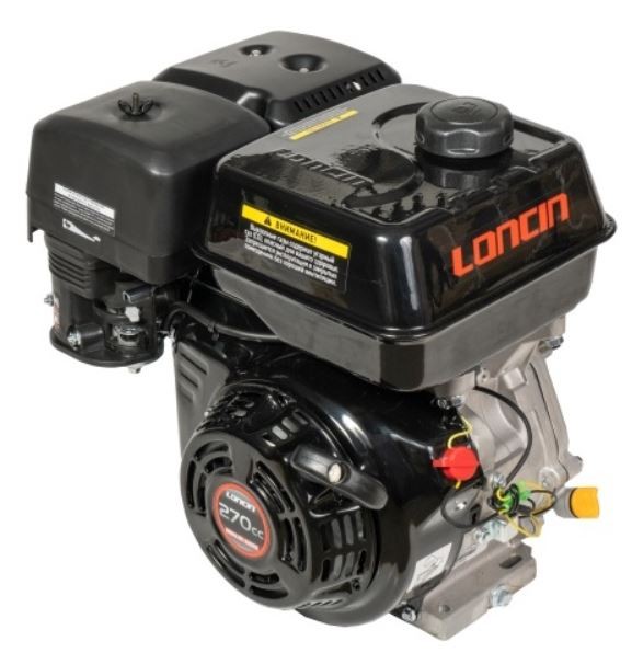 Двигатель бензиновый Loncin G270F (A type, D25) TSS-WP170 (300006-2.)/Engine