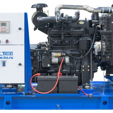 Дизельный генератор ТСС ЭД-60-Т400 в погодозащитном кожухе на прицепе