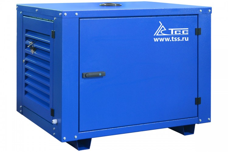 Бензогенератор 7,5 кВт TSS SGG 7500ЕA в кожухе МК-1