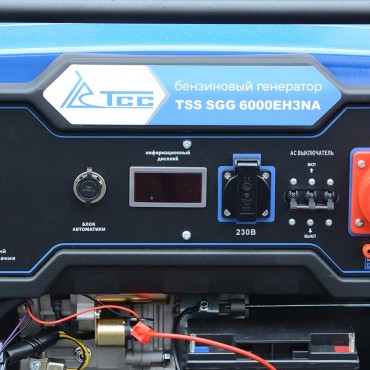 Бензогенератор 6 кВт TSS SGG 6000EH3NA в кожухе МК-1.1