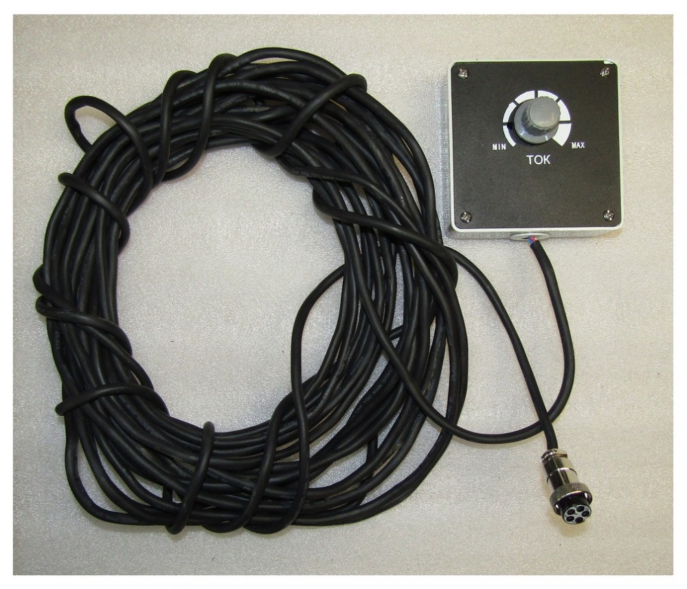 Дистанционный регулятор сварочного тока, 15 м  ( разъем 5- pin) / Remote control of welding current